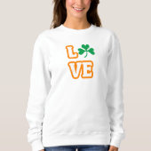 "LIEBE" (SAINT PATRICK'S EDITION) Sweatshirt (Vorderseite)