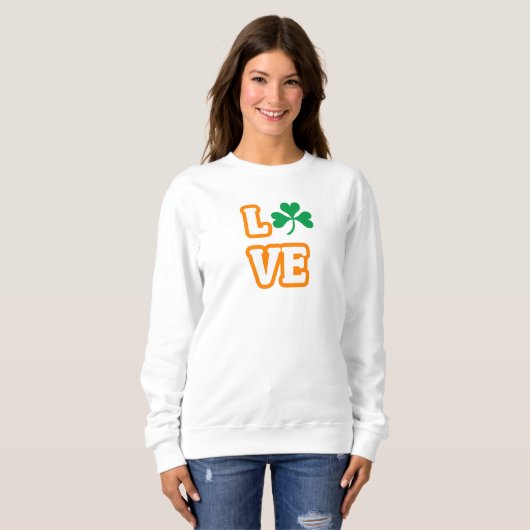 "LIEBE" (SAINT PATRICK'S EDITION) Sweatshirt (Vorne ganz)