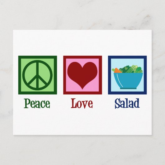 Liebe Salads Postkarte (Vorderseite)