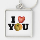 LIEBE Sammlung I Liebe Sie Weißer Schlüsselanhänge Schlüsselanhänger (Vorne)