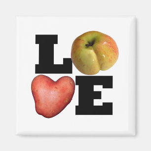LIEBE Sammlungs-Herz-Kartoffel-Magnet Magnet