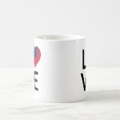 Liebe - Samoa-Flagge Kaffeetasse (Mittel)
