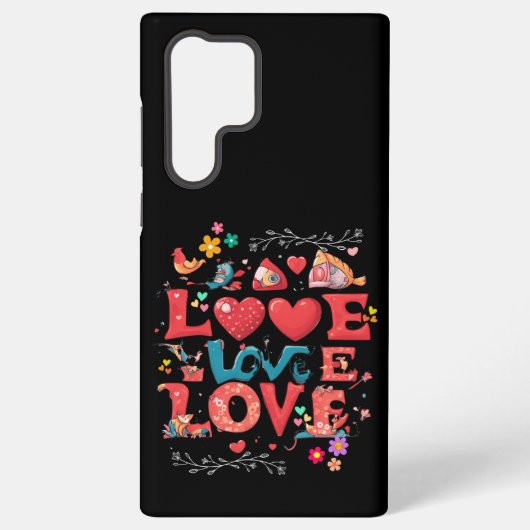 Liebe Samsung Galaxy Hülle (Rückseite)