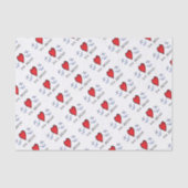 Liebe San Diego Seidenpapier (Vorderseite)