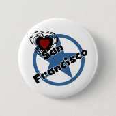 Liebe San Francisco Button (Vorderseite)