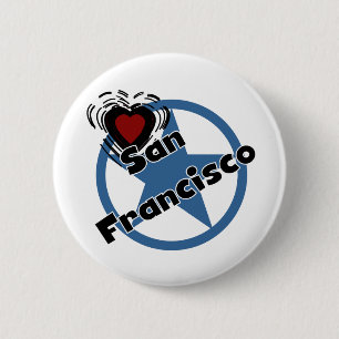 Liebe San Francisco Button