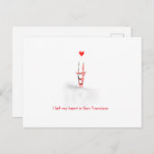 Liebe San Francisco Postkarte (Vorne/Hinten)