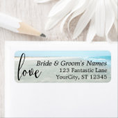 "Liebe" Sand, Aqua Water Foto Moderner Strand (Insitu)