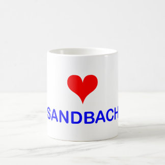 Liebe Sandbach Kaffee-Tasse Kaffeetasse