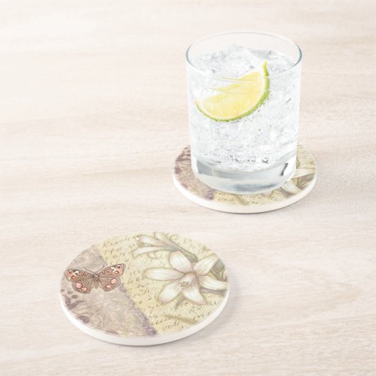 Liebe Sandstein Untersetzer (Seite)