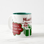 Liebe Sankt 2-Ton Tasse - personifizieren Sie (Vorderseite Links)