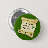 Liebe Sankt… definieren freche T - Shirts, Button (Vorne & Hinten)