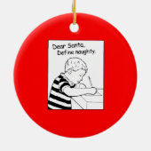 Liebe Sankt. Definieren Sie freches Keramikornament (Hinten)