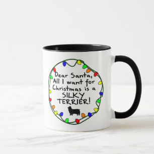 Liebe Sankt seidiges Terrier Tasse