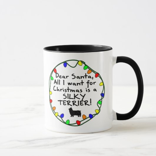 Liebe Sankt seidiges Terrier Tasse (Rechts)