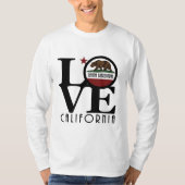 LIEBE Santa Barbara Kalifornien T-Shirt (Vorderseite)