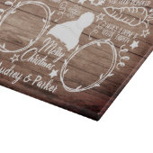 Liebe Santa Cookie & Milk Servierservice Schneidebrett (Ecke)