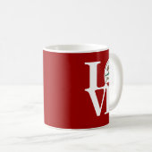 LIEBE Santa Cruz 11oz Tasse (VorderseiteRechts)