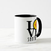 LIEBE Santa Fe New mexico 11oz Tasse (VorderseiteRechts)