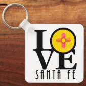 LIEBE Santa Fe New Mexico Schlüsselanhänger (Vorderseite)