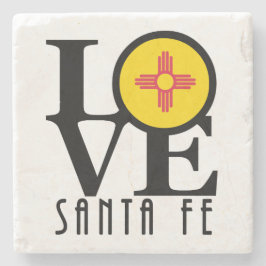 LIEBE Santa Fe New Mexico Steinuntersetzer