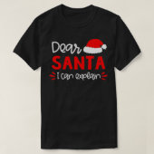 Liebe Santa Funny Matching Familie Weihnachten Paj T-Shirt (Design vorne)