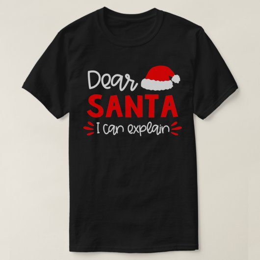 Liebe Santa Funny Matching Familie Weihnachten Paj T-Shirt (Design vorne)