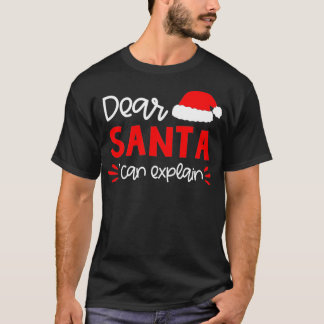 Liebe Santa Funny Matching Familie Weihnachten Paj T-Shirt