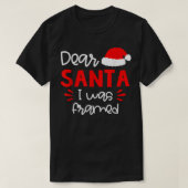 Liebe Santa Funny Matching Familie Weihnachten Paj T-Shirt (Design vorne)