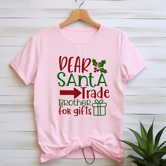 Liebe santa Handelsbruder für Geschenke T - Shirt