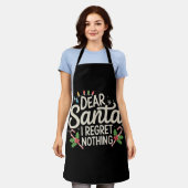 Liebe Santa I Bedret Nichts WeihnachtsfamilienMatc Schürze (Getragen)