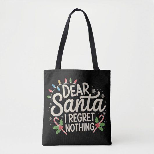 Liebe Santa I Bedret Nichts WeihnachtsfamilienMatc Tasche (Vorderseite)