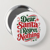 Liebe Santa I Bedret Nothing Button (Vorne & Hinten)