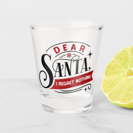 Liebe Santa I Bedret Nothing | Spaß Weihnachten Sp Schnapsglas