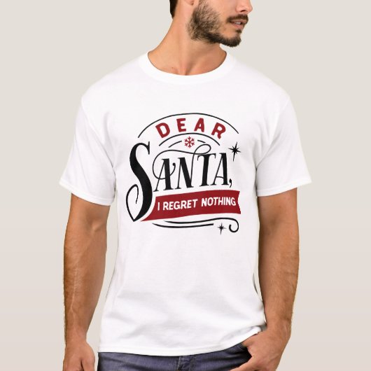 Liebe Santa I Bedret Nothing | Weihnachten T-Shirt (Vorderseite)