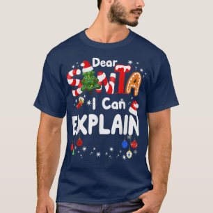 Liebe Santa I Can Eplain Weihnachtsjunge Kinder T-Shirt