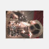 Liebe Santa I kann erklären (Hund) Fleecedecke (Vorderseite (Horizontal))