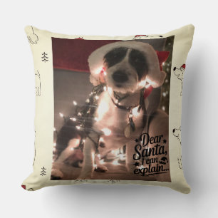 Liebe Santa I kann erklären (Hund) Kissen
