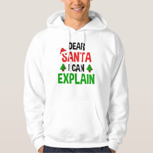 Liebe Santa I kann sonnige Weihnachten erklären Hoodie