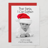 Liebe Santa I kann Weihnachten Personalisiert erkl (Vorne/Hinten)