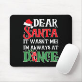 Liebe Santa, ich war immer im Ballett C Mousepad (Mit Mouse)