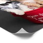 LIEBE SANTA, ICH WOLLTE ALLE KNOCHEN POSTER (Ecke)