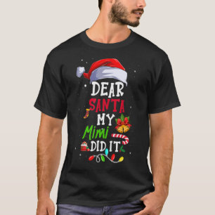 Liebe Santa Mimi hat Weihnachten Frauen Männer Ki T-Shirt