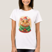 Liebe Santa Mouse T - Shirt (Vorderseite)