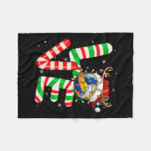 Liebe Santa Reindeer Volleyball Ball Tools farbenf Fleecedecke (Vorderseite (Horizontal))