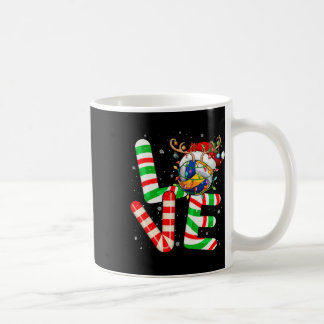 Liebe Santa Reindeer Volleyball Ball Tools farbenf Kaffeetasse