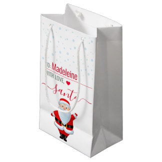 "Liebe, Santa" Süßes personalisiertes Weihnachtsge Kleine Geschenktüte