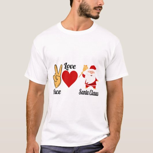Liebe Santa T-Shirt (Vorderseite)