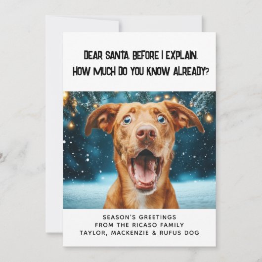 Liebe Santa Wie viel weißt du schon? Weihnachten (Vorderseite)