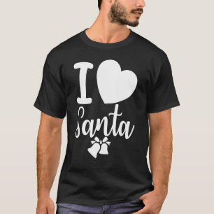 Liebe Santa Xmas Tage Sprichwort Slogan Quotes Fam T-Shirt
